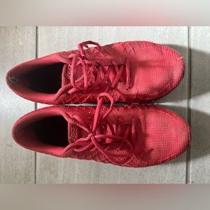 Red ASICS Shoes